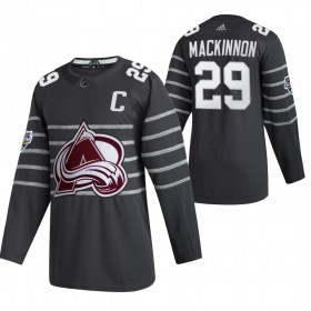 Colorado Avalanche Nathan MacKinnon 29 Grau Adidas 2020 NHL All-Star Trikot Authentic - Herren